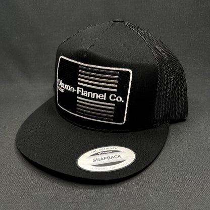 Dixxon Flannel Co Snapback Trucker Hat Black Yupoong Mesh NWT