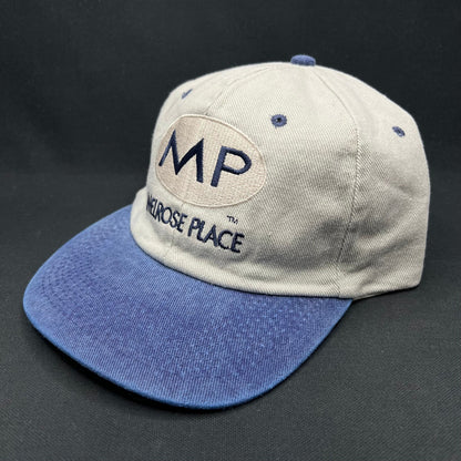 Vintage Melrose Place Hat 90s TV Promo FOX Snapback Cap Spellout USA Style