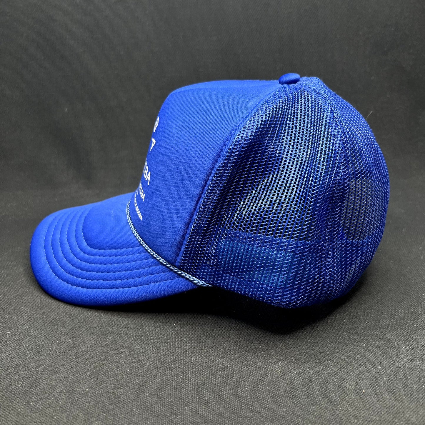 Nick Beeba Tour Trucker Hat Blue Snapback Macklemore Concert Promo