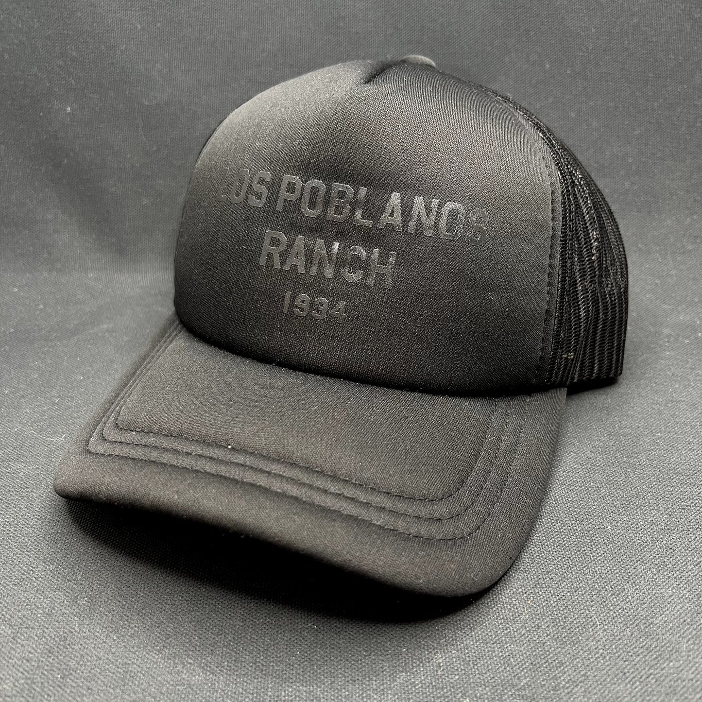 Los Poblanos Ranch 1934 Blackout Trucker Snapback Hat