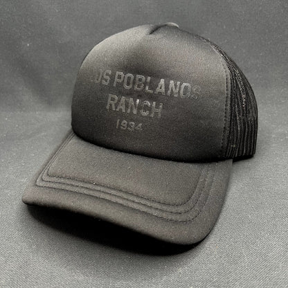 Los Poblanos Ranch 1934 Blackout Trucker Snapback Hat