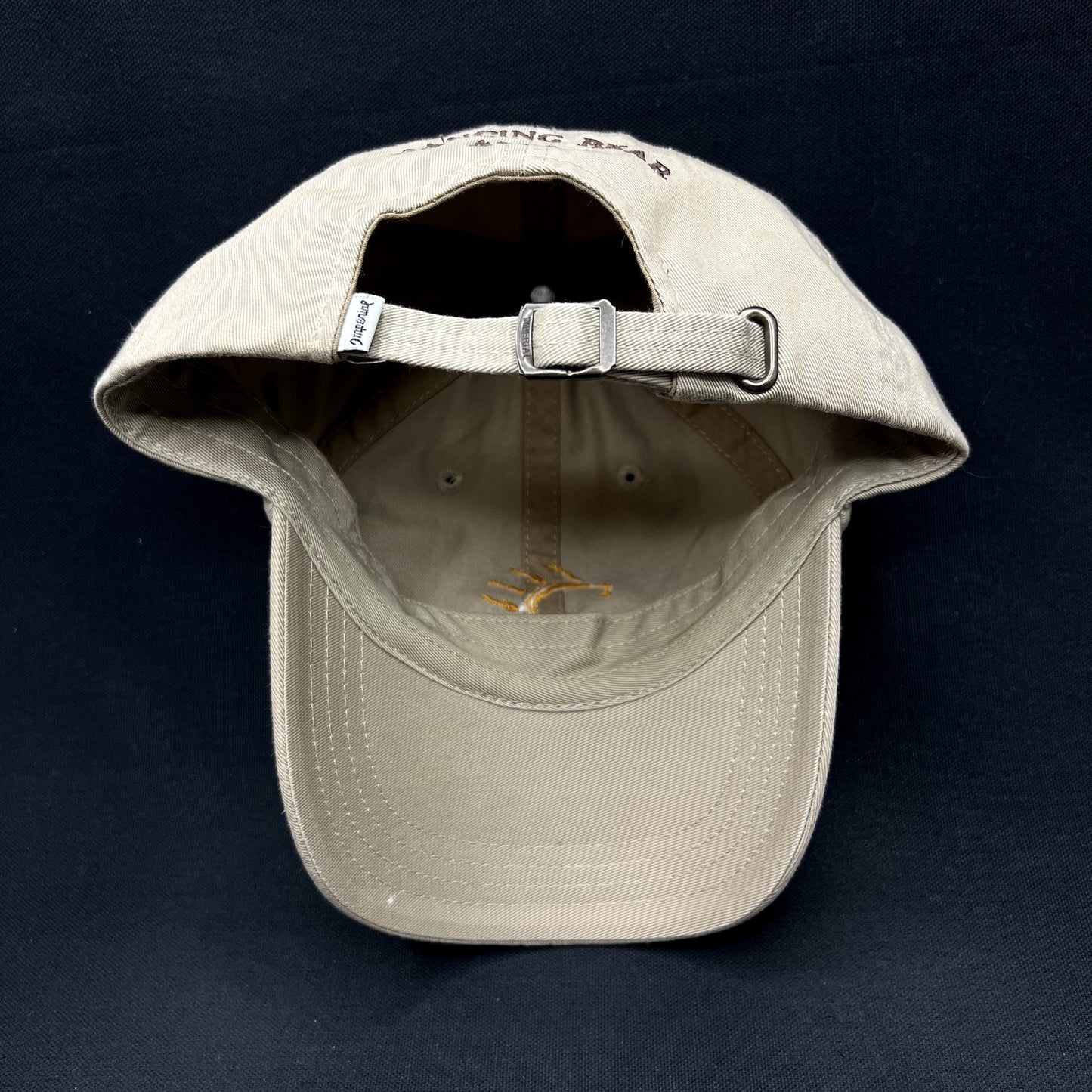 Vintage 2007 Dancing Bear Aspen Strapback Hat Imperial Khaki Resort Ski Colorado