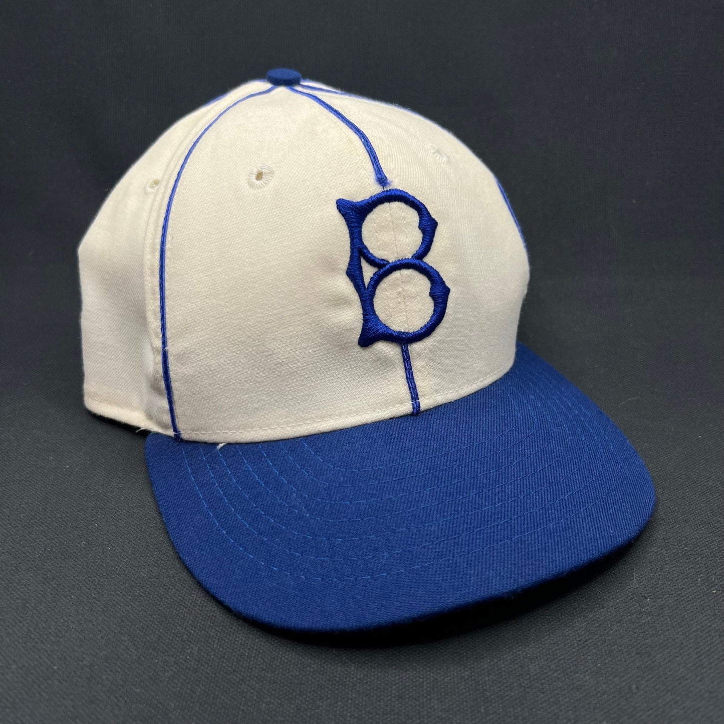 7 5/8 Vintage 90s Brooklyn Dodgers Snapback Hat Roman MLB Cooperstown USA