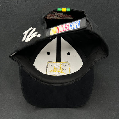 Vintage John Deere NASCAR Strapback Hat Black Track Gear Racing