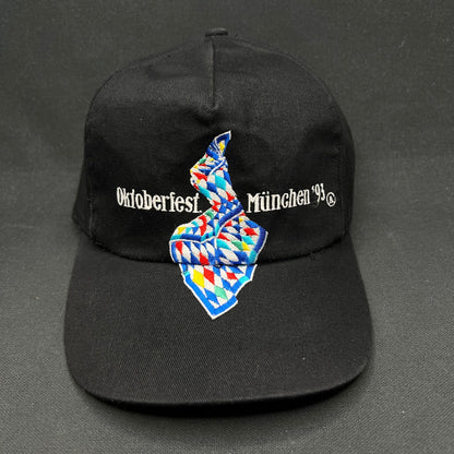 Vintage 1993 Oktoberfest Munich Hat Strapback Bavarian Germany Cap