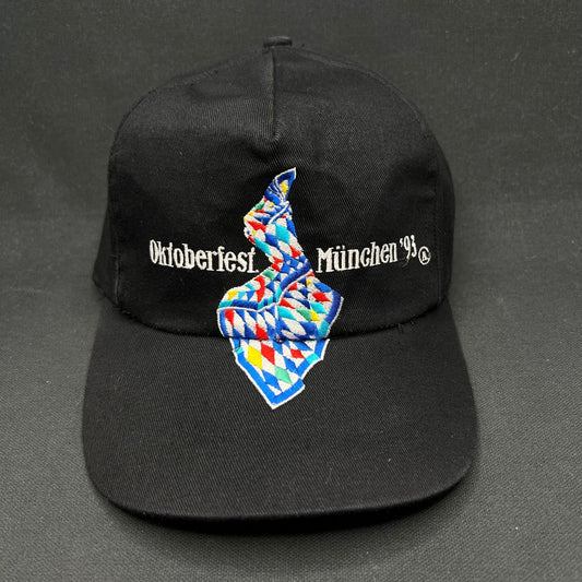 Vintage 1993 Oktoberfest Munich Hat Strapback Bavarian Germany Cap