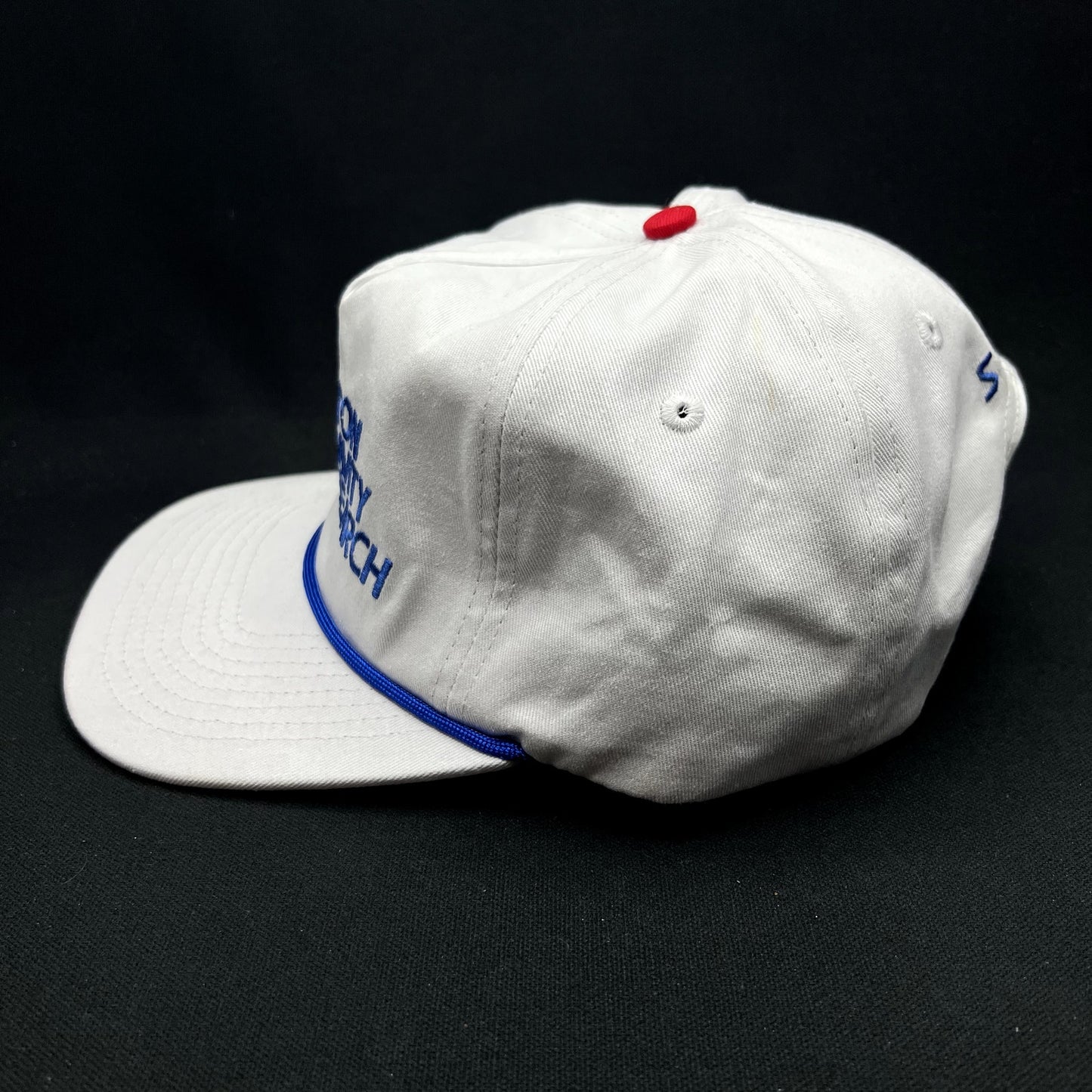 Teton Gravity Research USPS Mail Snapback Hat White Rope Cap Lightly Damaged