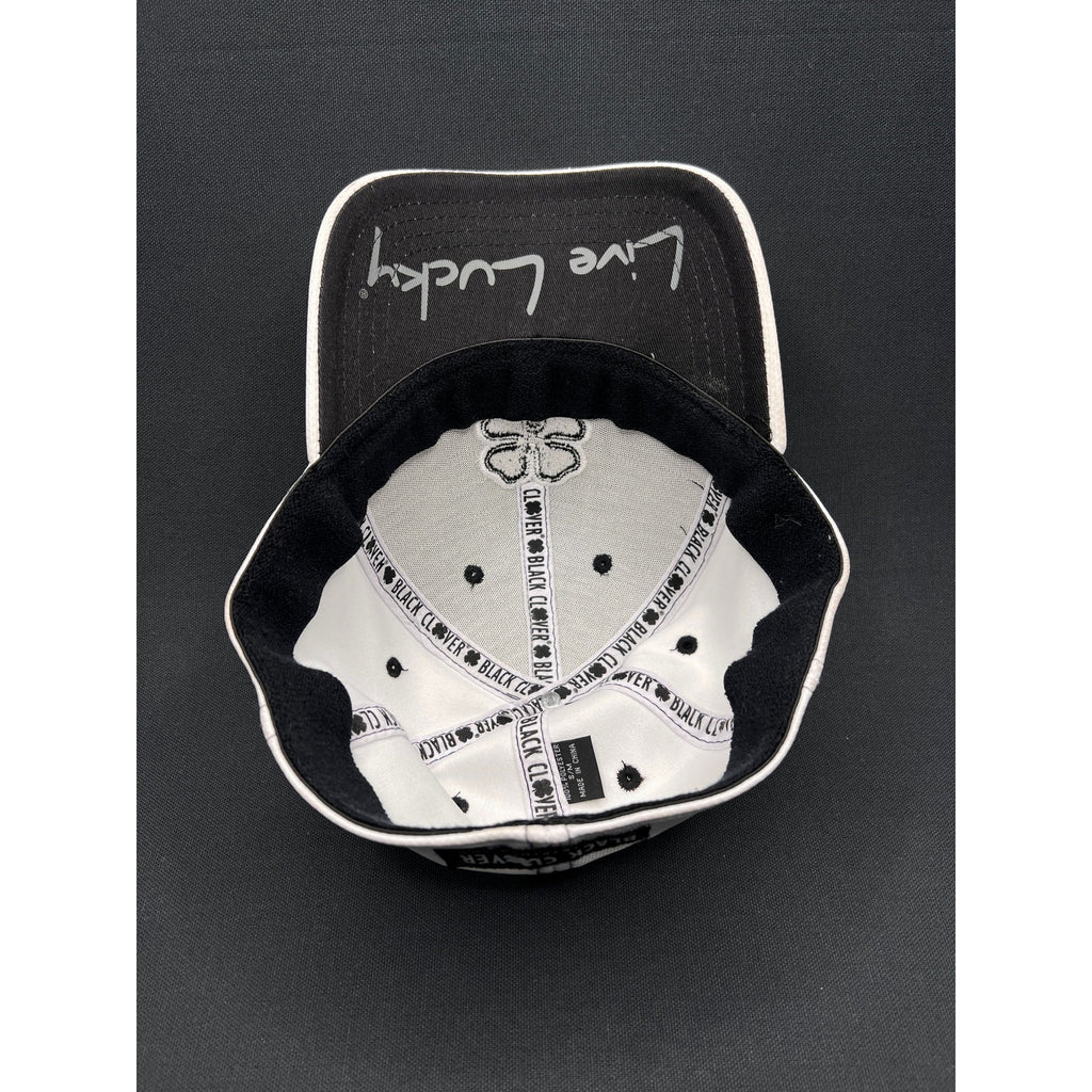 Black Clover Live Lucky White Hat Four Leaf Clover Golf Lifestyle