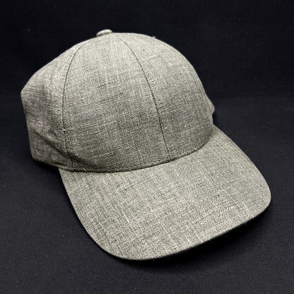 Angelico Italian Linen Strapback Cap Sage Green Made in Italy Luxury Hat