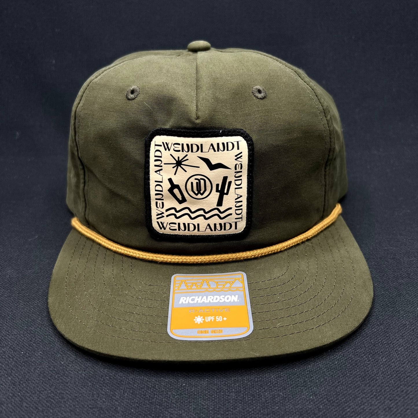Wendlandt Brewery Richardson Outdoor Snapback Hat Olive Mexico Beer