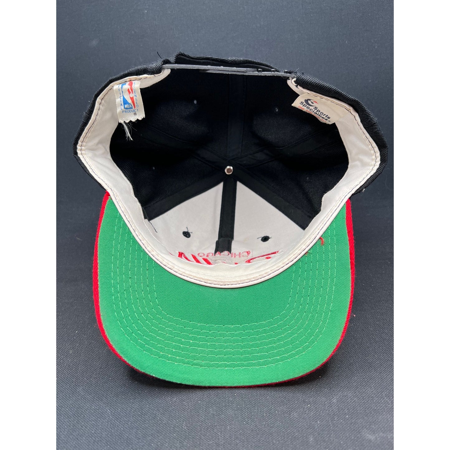 Vintage 90's Chicago Bulls Script Snapback Hat Sports Specialties Costa Rica
