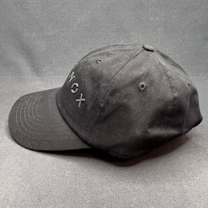 Equinox x DI Snapback Hat Black Rubber Logo Gym Fitness Cap Strapback