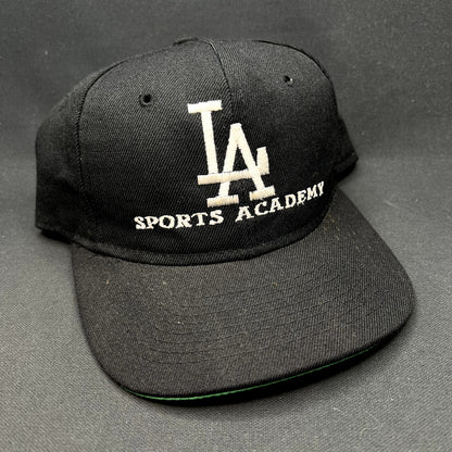 Vintage LA Sports Academy Fitted Hat 7 3/8 Headmaster Los Angeles