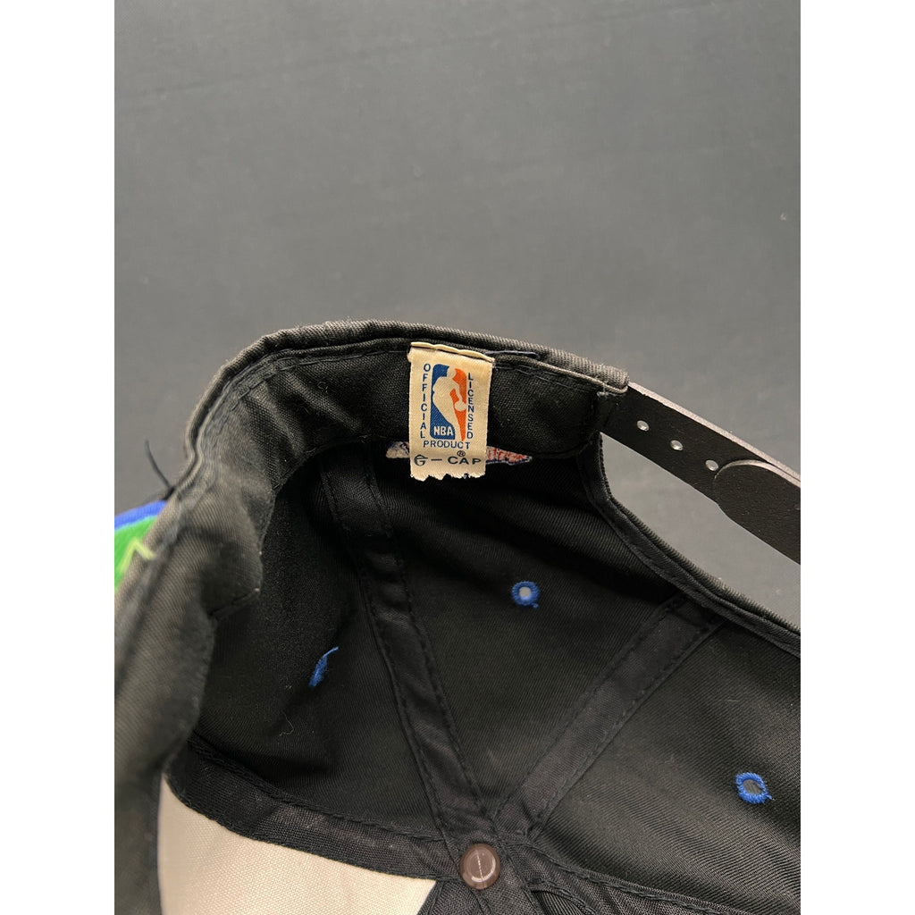 Rare Vintage 90s New York Knicks Script Snapback Hat The G Cap Korea