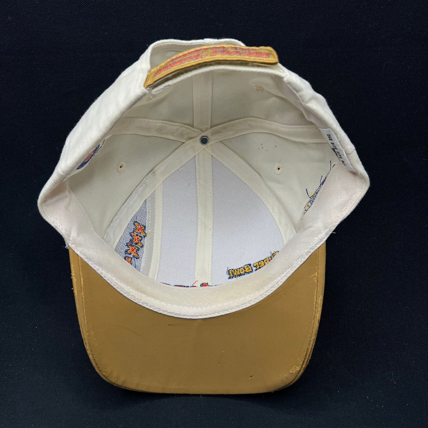 Vintage Denver Broncos Super Bowl XXXII Champions Snapback Hat 98 Logo Athletic