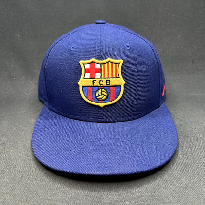 Nike True FC Barcelona FCB Snapback Hat Blue Red Football Club Soccer Cap