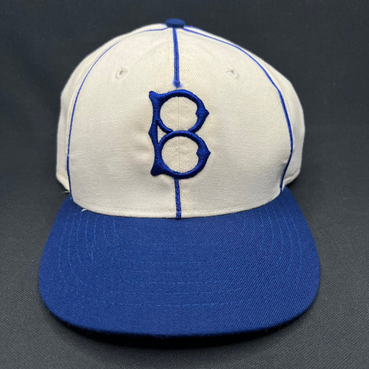 7 5/8 Vintage 90s Brooklyn Dodgers Snapback Hat Roman MLB Cooperstown USA