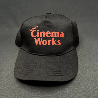 Retro Samy’s Cinema Works Nissin Strapback Hat Black Red Film Production Camera Crew