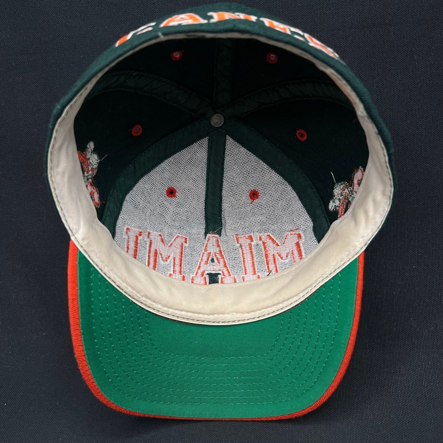 6 7/8 Vintage Miami Hurricanes Fitted Hat American Needle NCAA