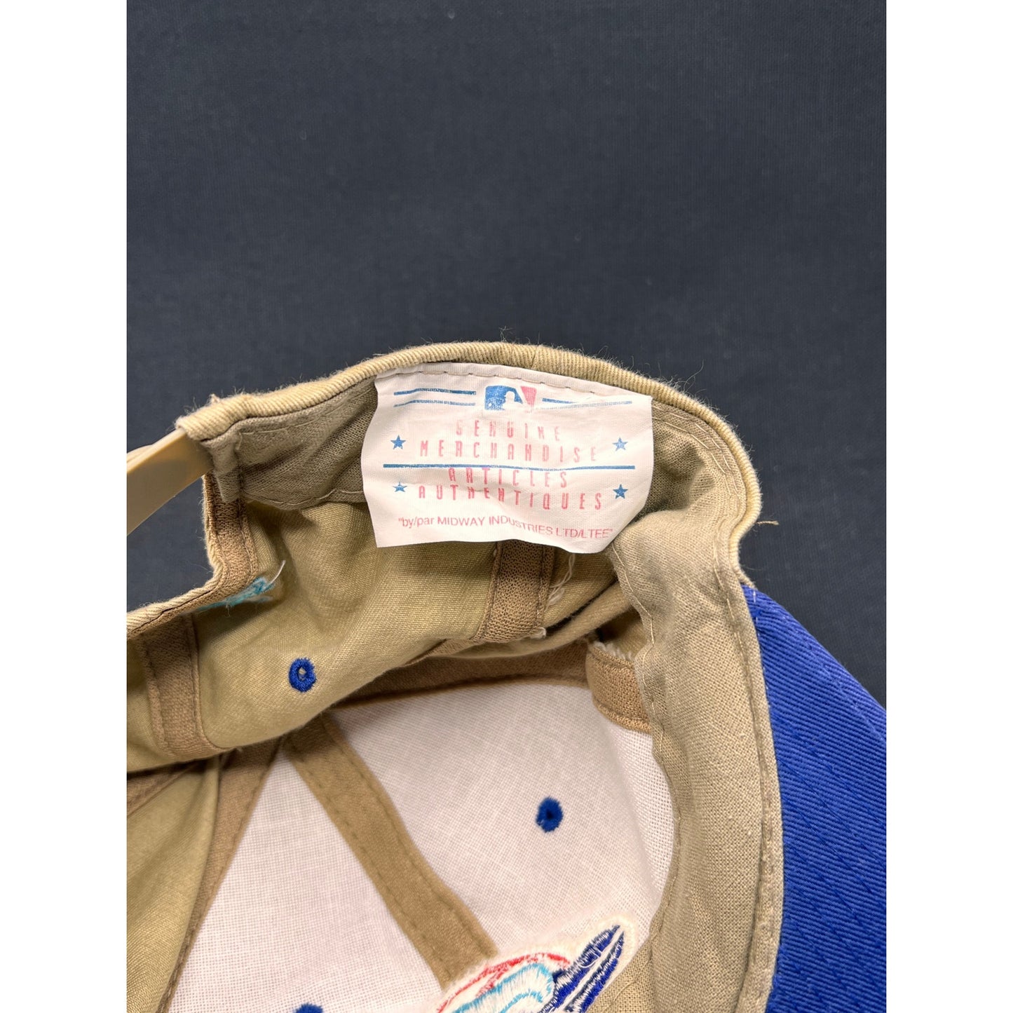 Vintage 1990s Toronto Blue Jays Hat MLB Genuine Snapback by Midway Industries
