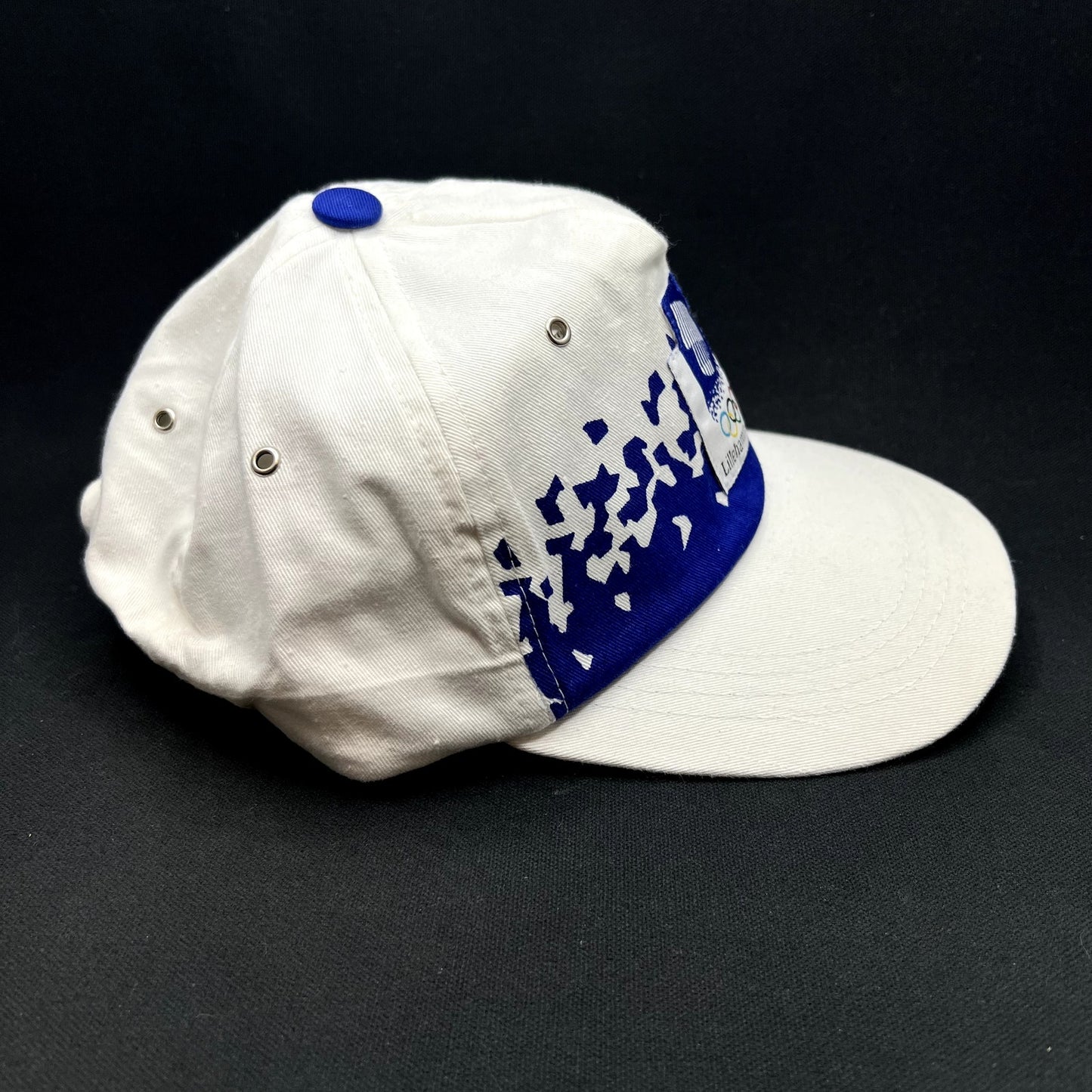 Vintage 1994 Lillehammer Winter Olympics Official Licensed Flex Back Hat Norway