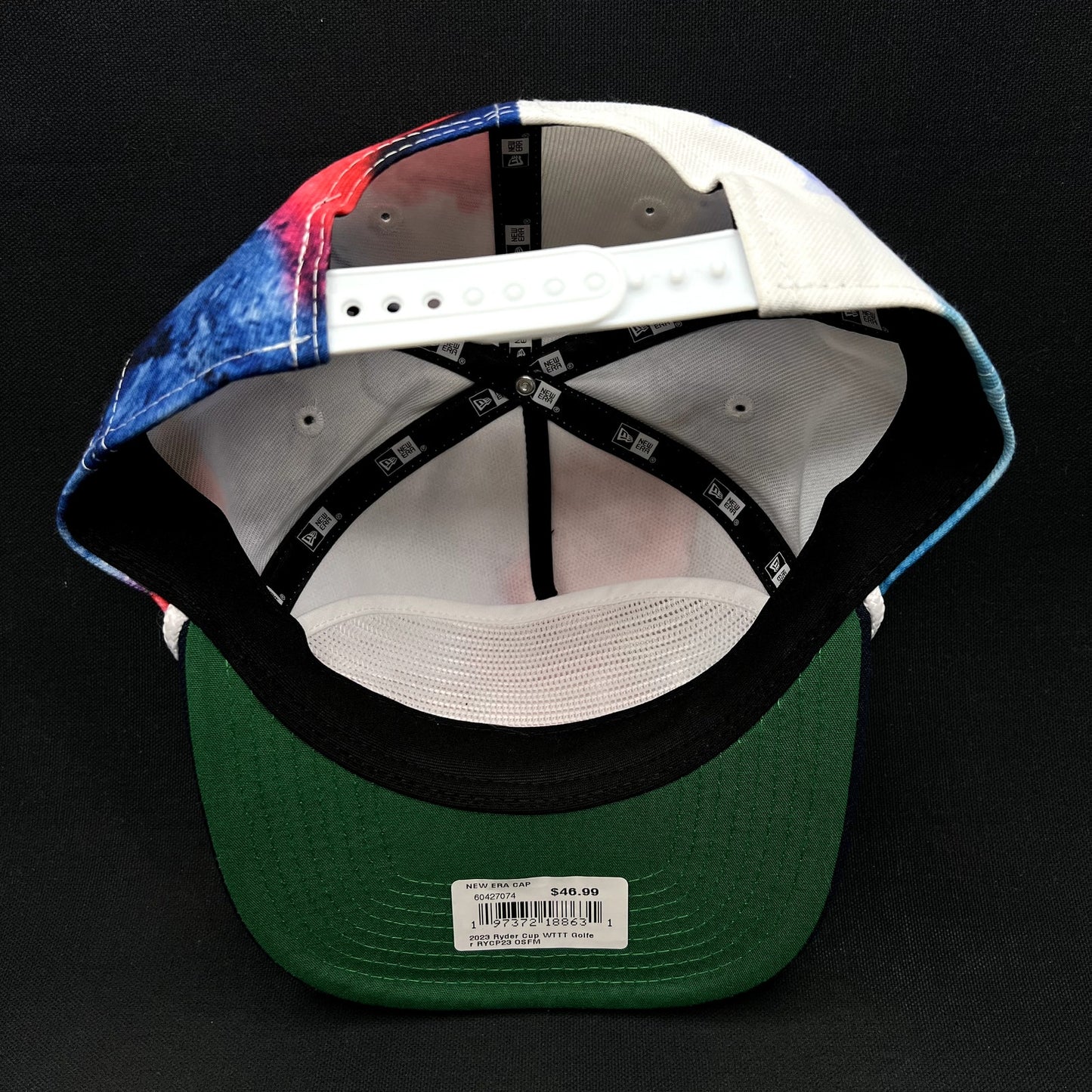 2023 Ryder Cup Team USA New Era The Golfer Snapback Hat NWT