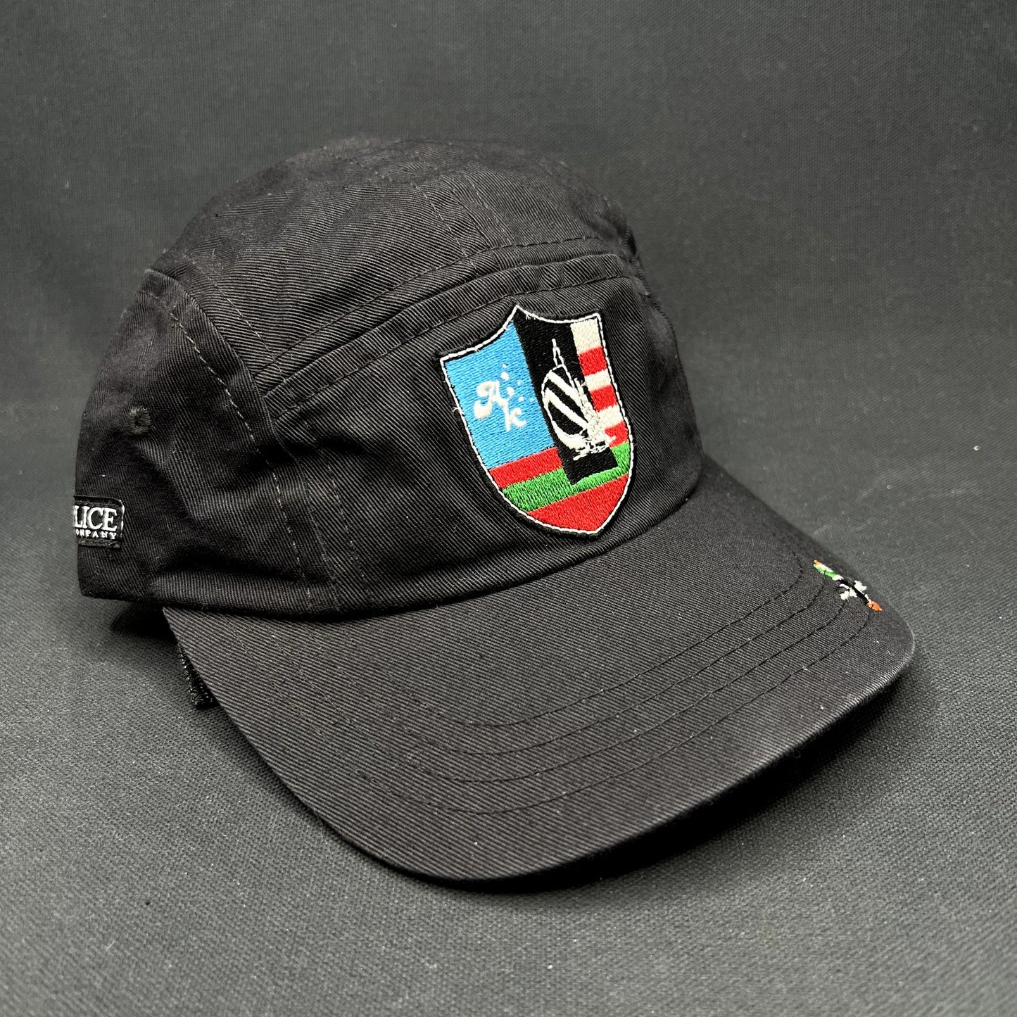 Akomplice Clothing Strapback Hat Black Crest Patch Streetwear Cap