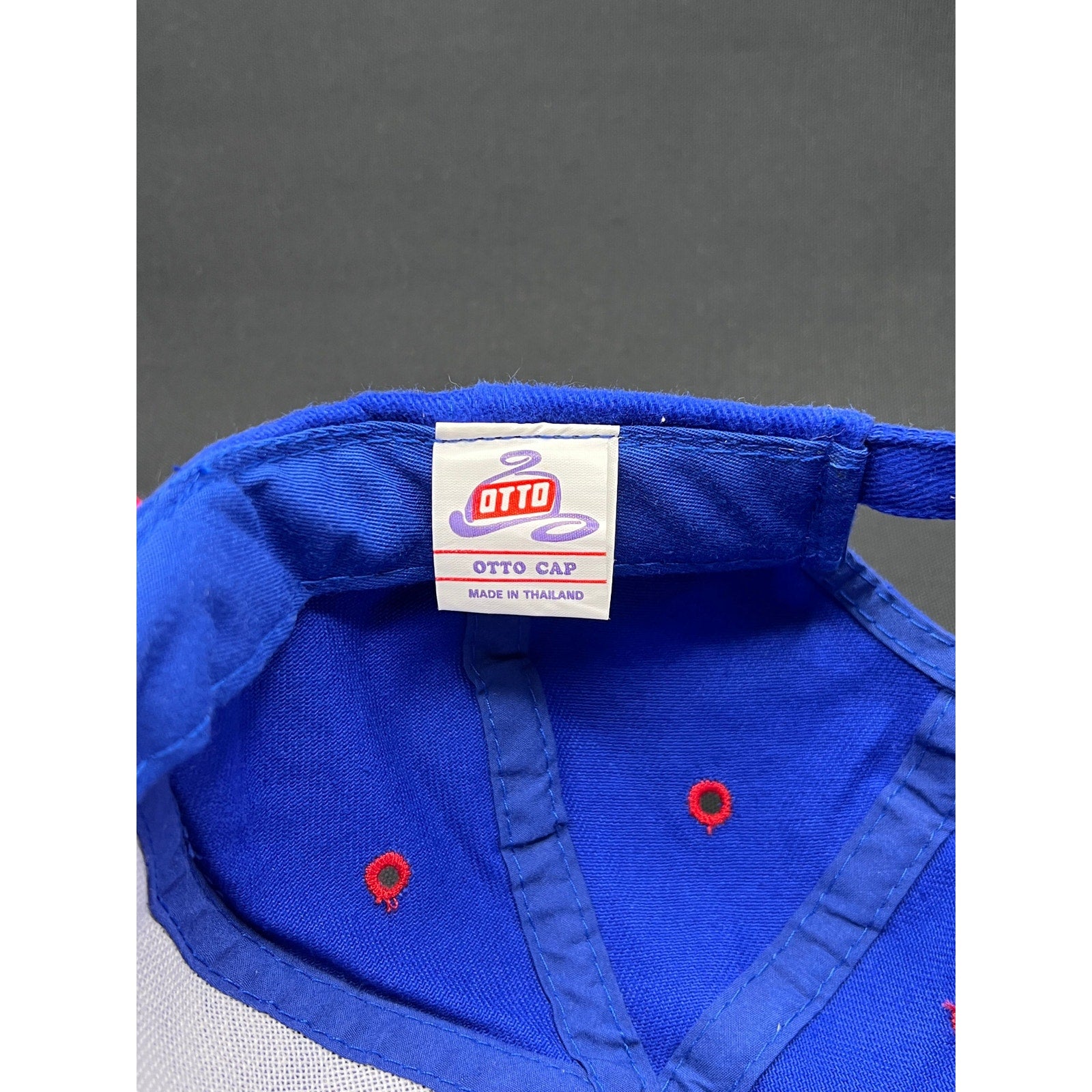 Vintage 90's Harlem Globetrotters Snapback Hat – Otto Cap Red Blue Basketball