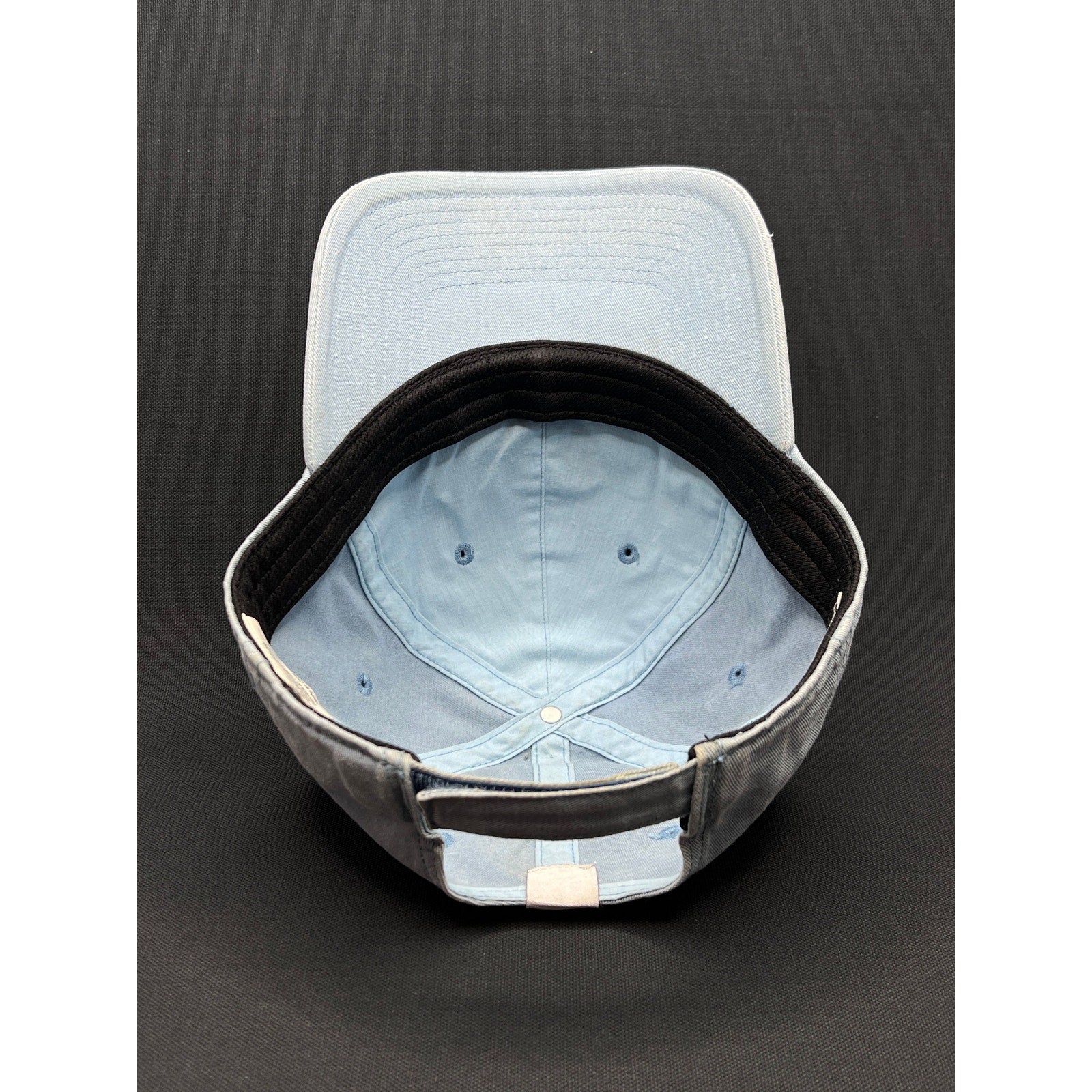 Vintage Carhartt Light Blue Logo Patch Strapback Dad Hat