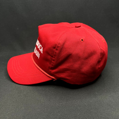 Official Make America Great Again MAGA Snapback Hat USA Made Cali-Fame Red