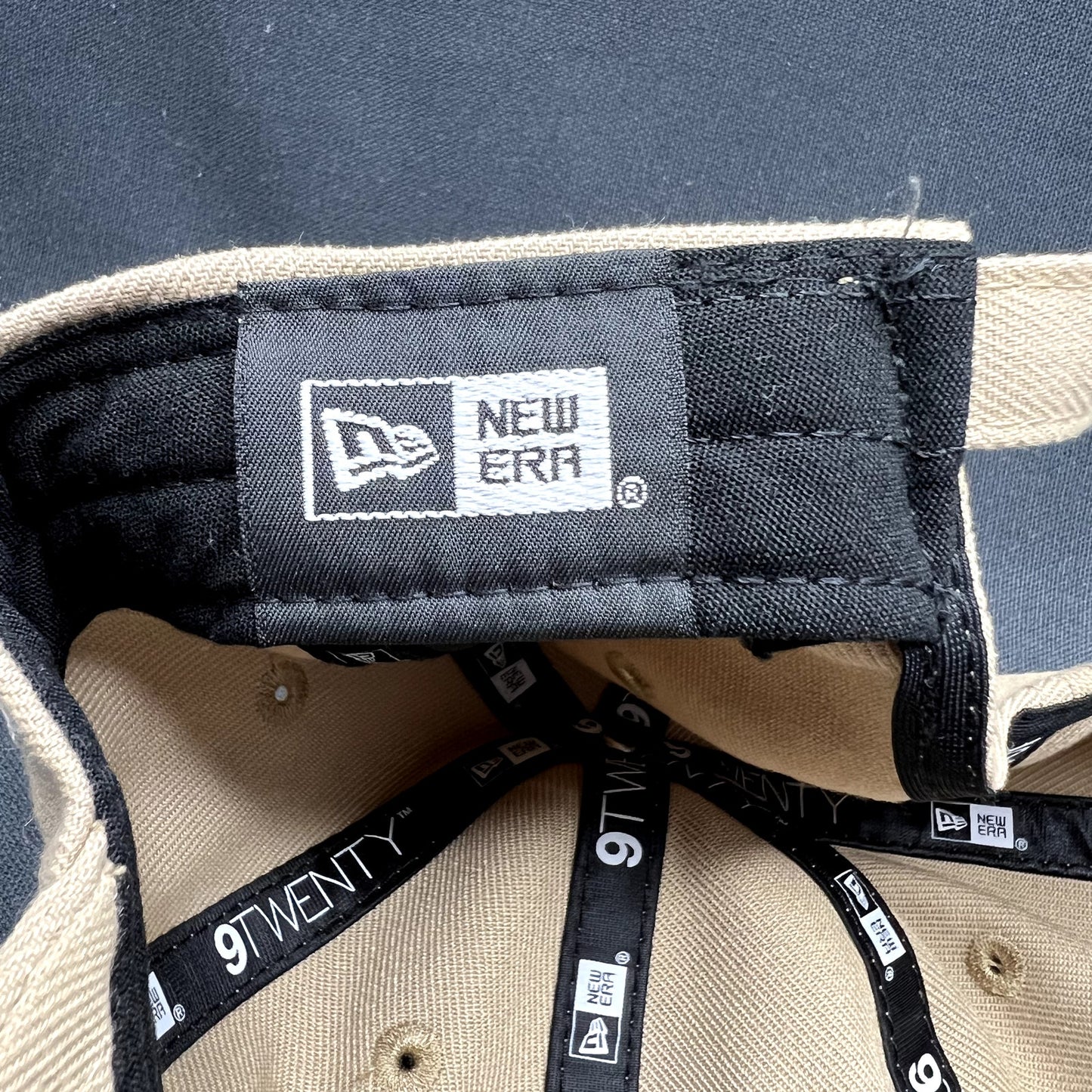 New Era 9TWENTY MoMA New York Yankees Strapback Hat Khaki