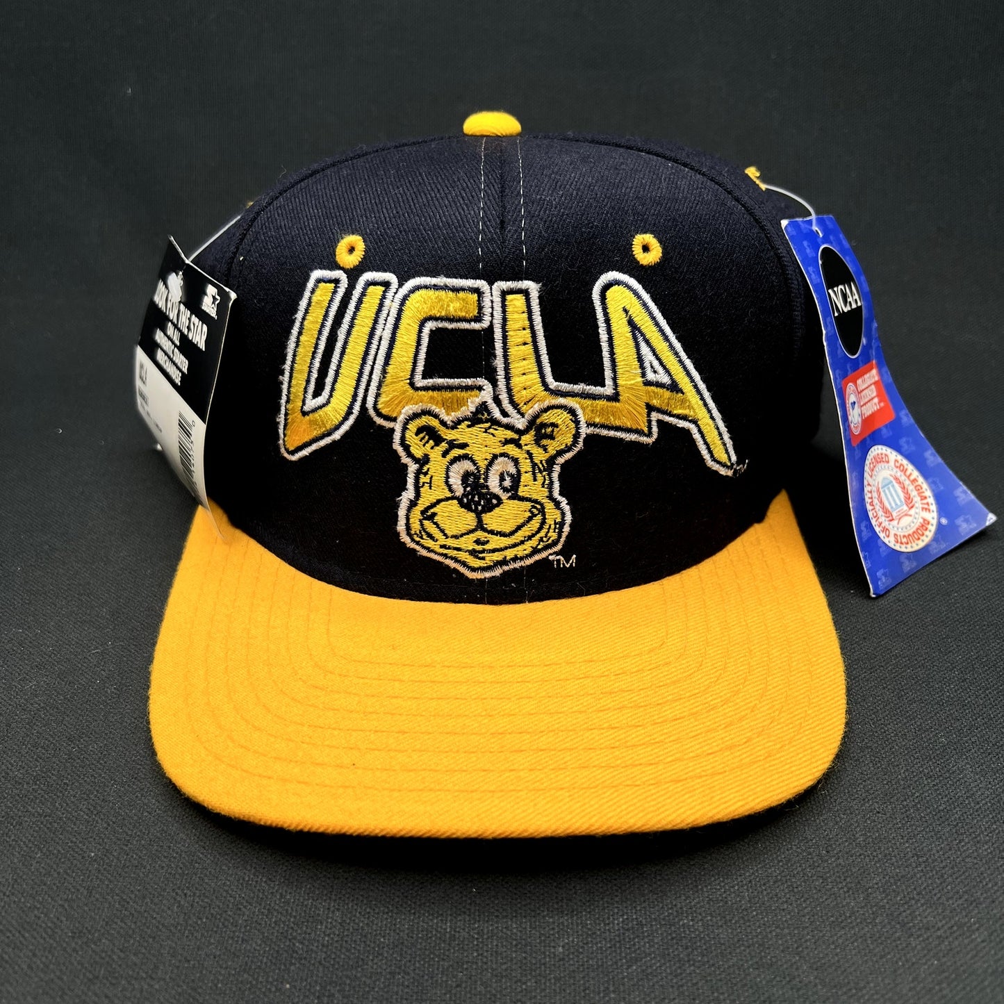 Vintage UCLA Bruins Bear Logo Snapback Hat NWT Starter The Right Hat NCAA