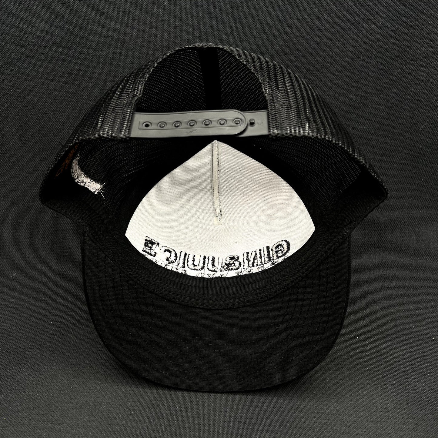 Gin & Juice Trucker Snapback Hat Black Yupoong Mesh Cap