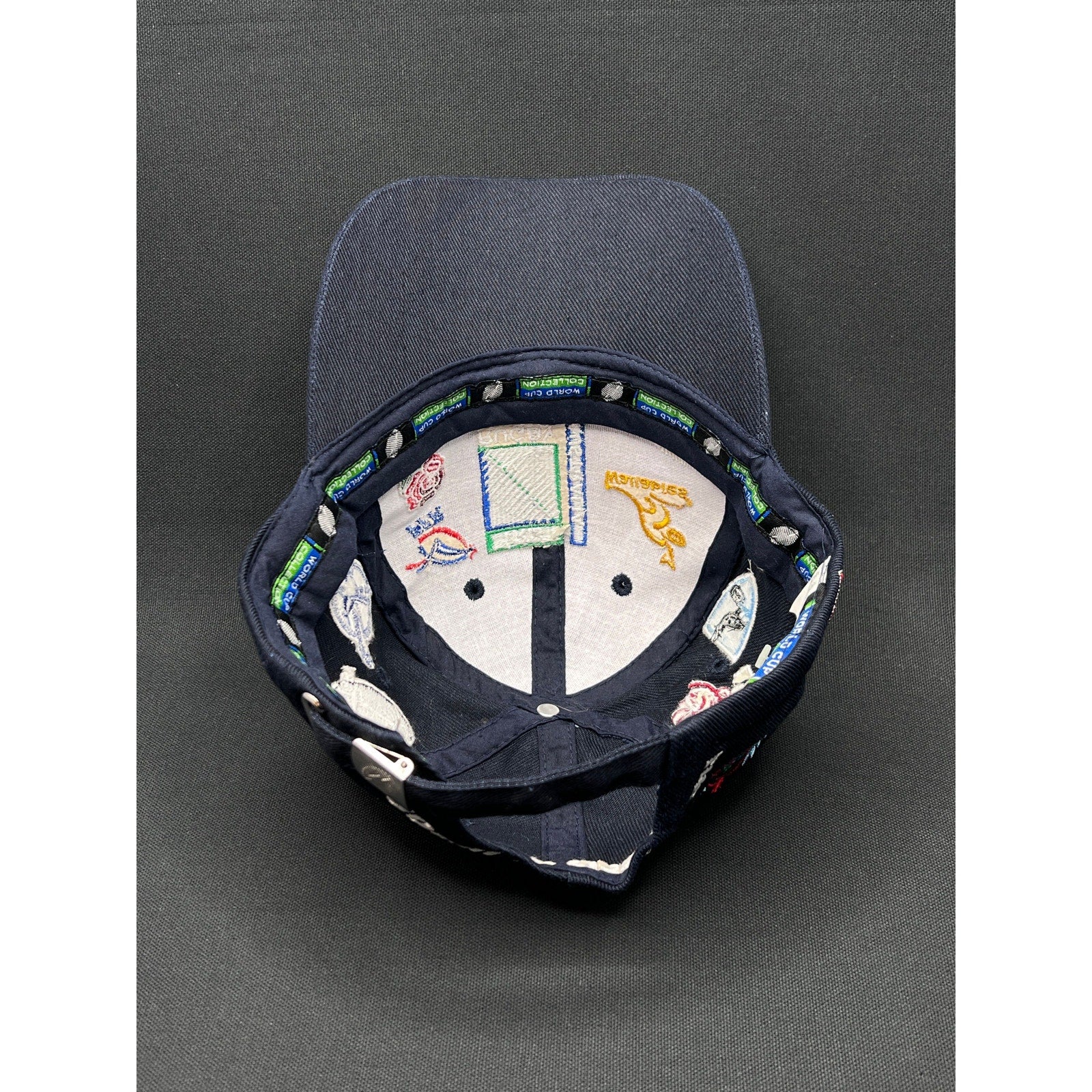 2003 Rugby World Cup Multi-Logo Embroidered Strapback Hat Australia