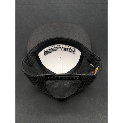 Gin & Juice by Dre & Snoop Snapback Hat – Black-on-Black Puff Embroidery Parental Advisory