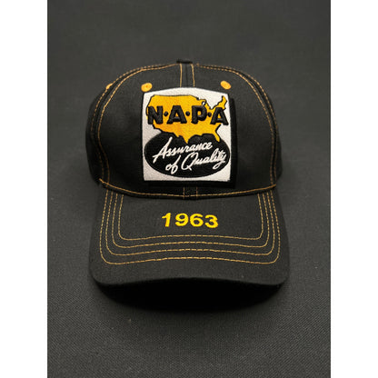 Vintage NAPA Auto Parts “Assurance of Quality” 1963 Black/Yellow Strapback