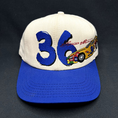 Vintage Ken Schrader #36 NASCAR Snapback Hat Sports Design Racing Cap