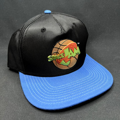 2016 Space Jam Snapback Hat Warner Bros Black Blue Basketball Cap