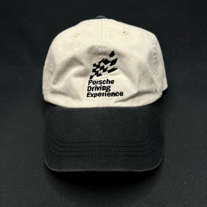 Porsche Driving Experience Strapback Hat Black White Alternative Apparel