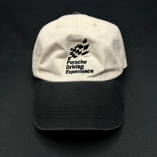 Porsche Driving Experience Strapback Hat Black White Alternative Apparel