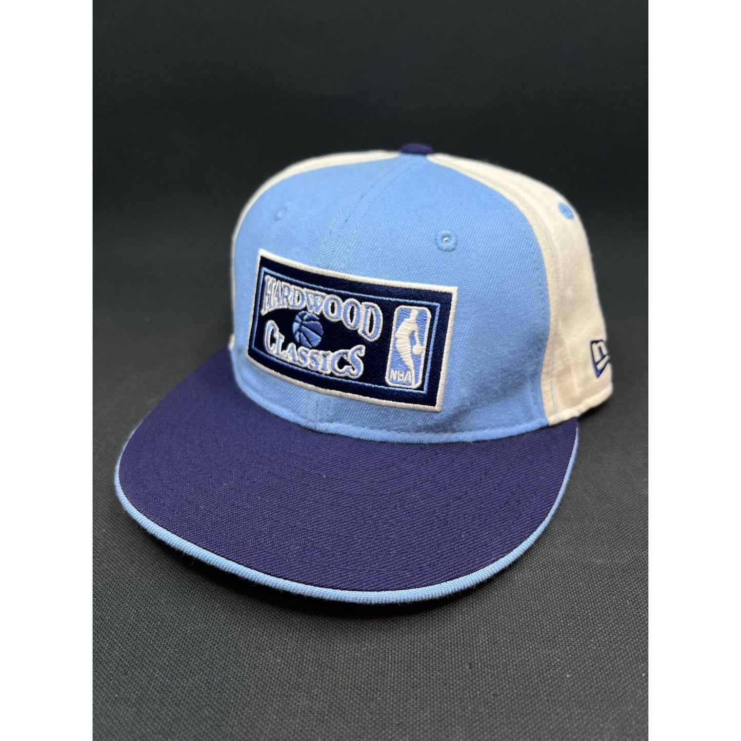 New Era 59FIFTY Hardwood Classics NBA Los Angeles Hat Light Blue Navy 7¼