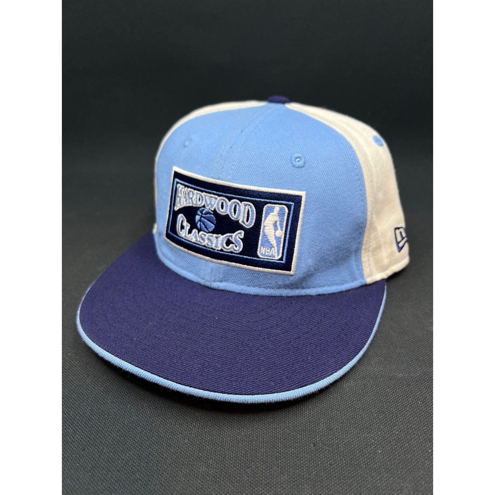 New Era 59FIFTY Hardwood Classics NBA Los Angeles Hat Light Blue Navy 7¼