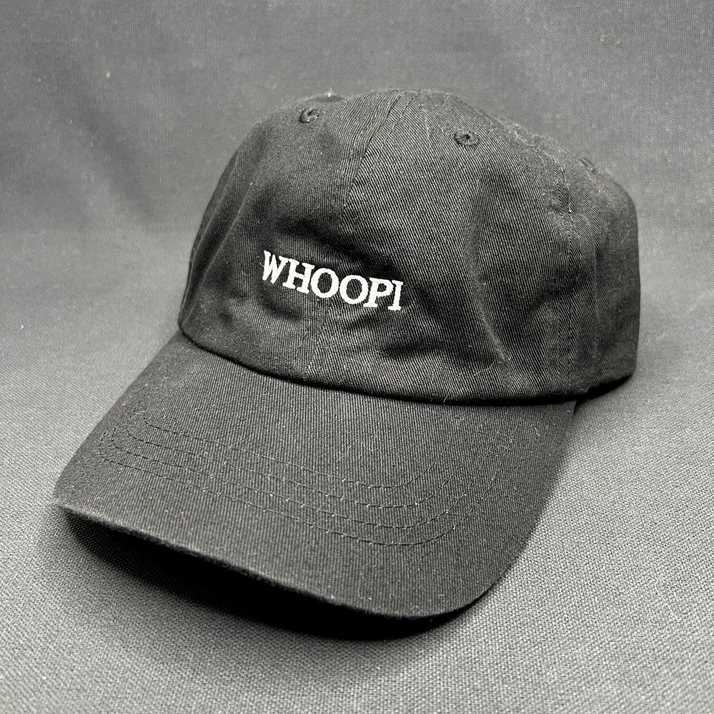 Whoopi Goldberg Strapback Hat Black Organic Cotton Dad Cap