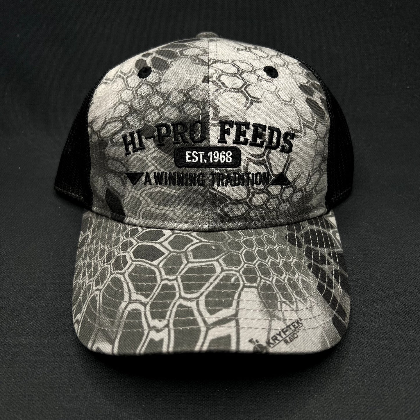 Hi-Pro Feeds Est. 1968 Kryptek Raid Camo Trucker Snapback Hat