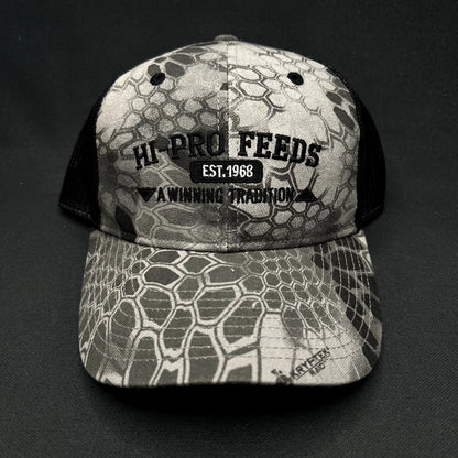 Hi-Pro Feeds Est. 1968 Kryptek Raid Camo Trucker Snapback Hat