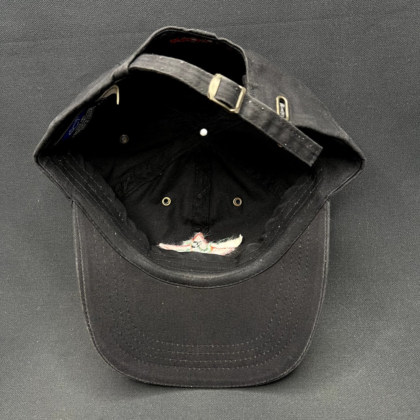 Vintage 1990s Moots Mountain Bikes Strapback Hat SCI Black Cycling MTB Cap