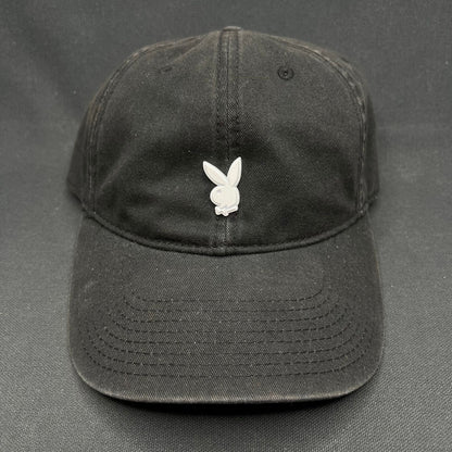 Playboy Metal Bunny Logo Strapback Hat Already Design Co