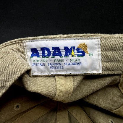 Vintage Alix & Hans Aspen Colorado Leather Strapback Adams Hat