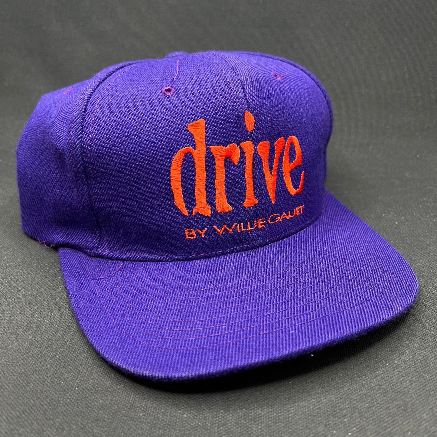 Vintage Willie Gault Signed Drive Nissin Snapback Hat 90s
