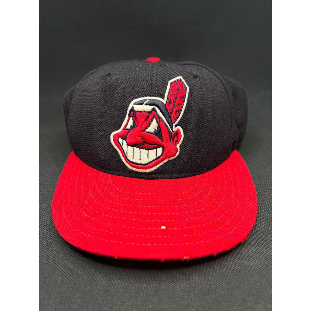 Vintage Cleveland Indians Chief Wahoo Hat New Era 59FIFTY 7¼ Diamond Collection